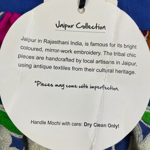 NWT All Things Mochi Womens Small Floral Embroidered Mini Skirt 100% Cotton - Picture 2 of 10